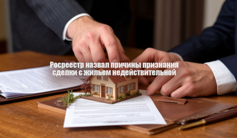 Росреестр назвал причины признания сделки с жильем недействительной